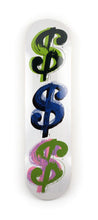 Afbeelding in Gallery-weergave laden, Kunst Skateboard Andy Warhol Dollar Sign (9) Solo B, 1982