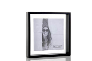 SQUARE FLOATING BOX 25x25 Coffee Bean